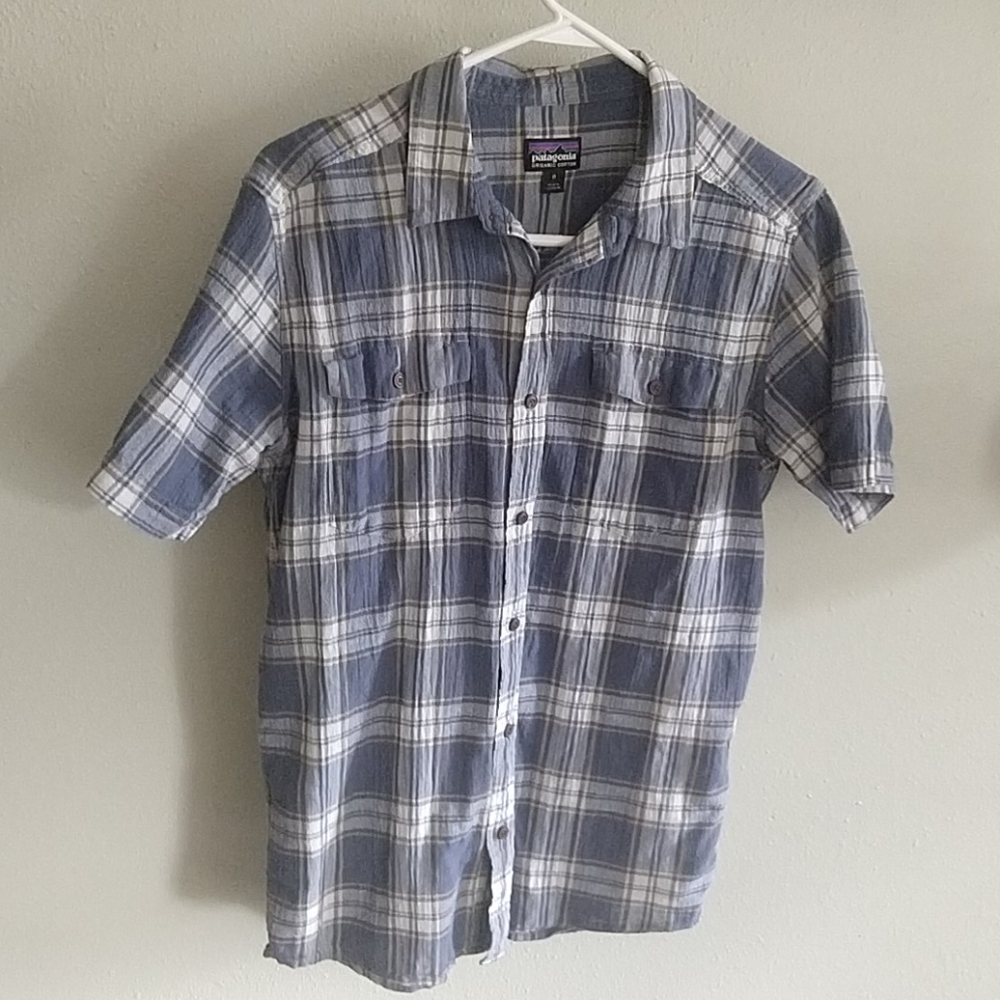 Patagonia organic cotton button down t
